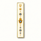 Acrylic Hamsa Evil Eye Mezuzah Case