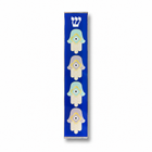Evil Eye Hamsa Acrylic Mezuzah Case