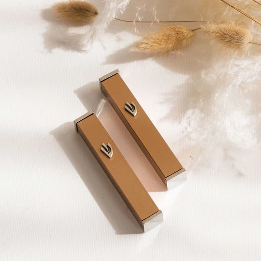 Candy Mezuzah – Blush Pink with Subtle Grooved Design (Copy) 