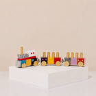 Colorful Train Menorah For Kids – Train Series