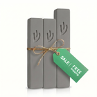 3 Mezuzah Case Set | 1 XL Entrance + 2 L Room Mezuzah Cases | Free Shipping [Street]