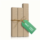 3 Mezuzah Case Set | 1 L Entrance + 2 S Room Mezuzah Cases | Free Shipping [Space]