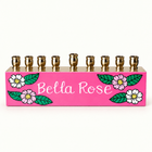 Custom Name Flower Hanukkah Menorah