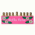 Custom Name Flower Hanukkah Menorah
