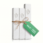 3 Mezuzah Case Set | 1 XL Entrance + 2 L Room Mezuzah Cases | Free Shipping [Street]