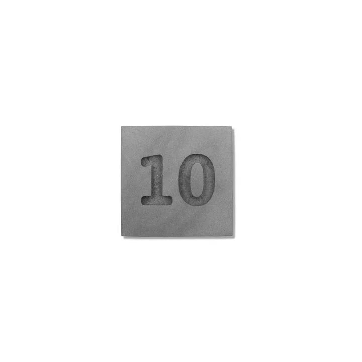 Concrete house entrance sign with names in dark gray with engraving - Urban Stone Series (Copy) (Copy) 