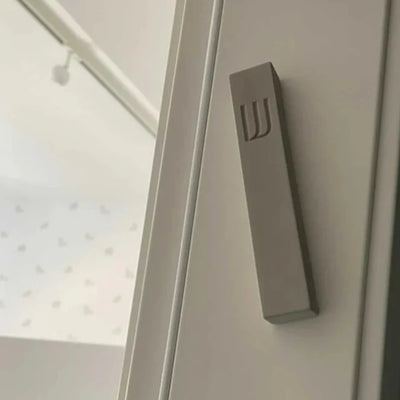 Light Gray concrete front door sign with engraving - Soft Gray Series (Copy) 