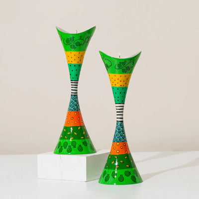 Modern Shabbat Candlesticks – Premium Curved Series (Copy) 