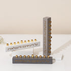 Minimalist Classic Concrete Menorah – The Miracle of Light Series