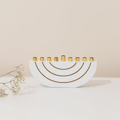 Concrete Hanukkah Menorah - GLAM