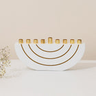 Elegant Concrete Menorah – Glam Series