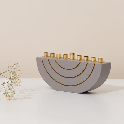 Modern Concrete Hanukkah - Glam Series
