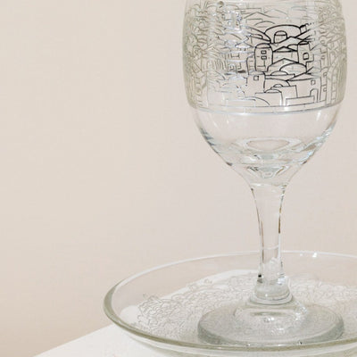 Luxury Glass with Silver Etching – Glass & Silver Series 