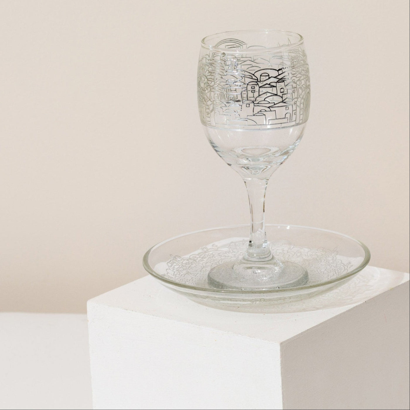 Luxury Glass with Silver Etching – Glass & Silver Series 