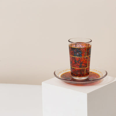 Elegant Kiddush Wine Cup – Chagall Glass Series 