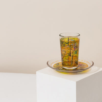Elegant Kiddush Wine Cup – Chagall Glass Series 
