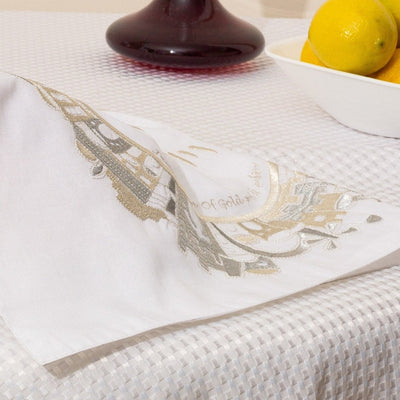 Luxury Organic Bamboo Challah Cover – Jerusalem Series 