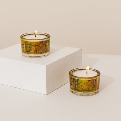 Colorful Shabbat Candle Holders – Glass Series