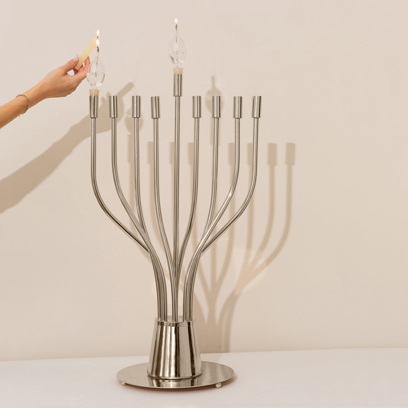 Nickel and Gold Design for Hanukkah - The Holy Spirit Series