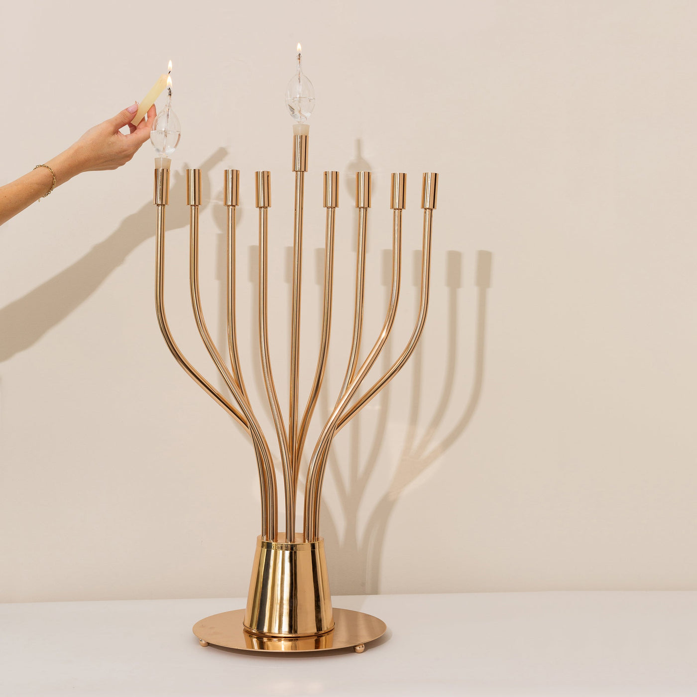 Nickel and Gold Design for Hanukkah - The Holy Spirit Series