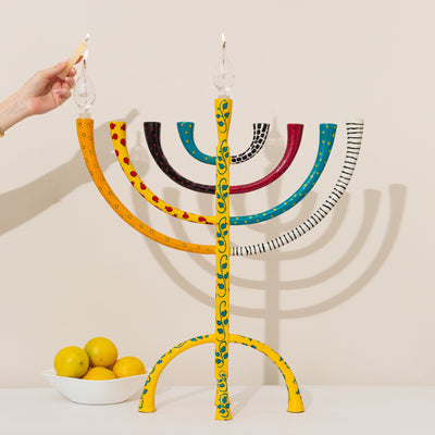 Elegant Enamel Finish for Hanukkah - The Classic Premium
