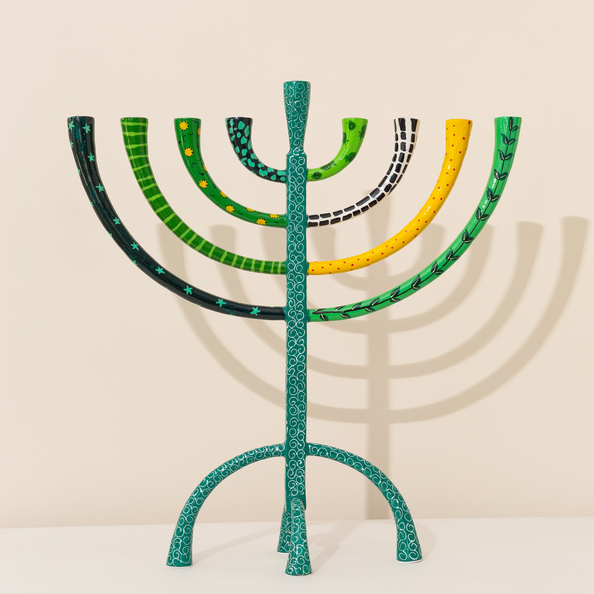 Luxurious Enamel Hanukkah Menorah - The Classic Premium-XL – SURI