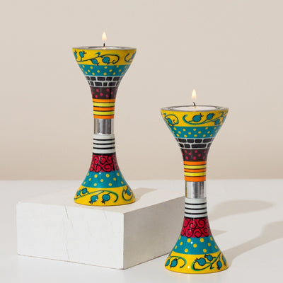 Colorful Yellow Shabbat Set – Yellow Joy Series