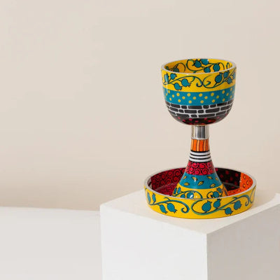 A Modern Shabbat set with artistic design – Premium Shabbat Series (Copy) 