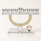 Decorative Glass Hanukkah Menorah | Arc