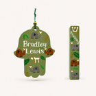 Custom Elephant Safari Hamsa & Mezuzah Set