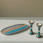 Exclusive Designer Aluminum Jewish Gift Set – Premium Shabbat Series