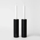 Personalized Shabbat Candlesticks – Aura Series