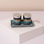 Artisan Salt & Pepper Enamel Tray Set