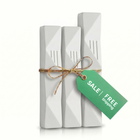 3 Mezuzah Case Set | 1 XL Entrance + 2 L Room Mezuzah Cases | Free Shipping [Wave]