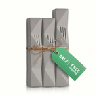 3 Mezuzah Case Set | 1 XL Entrance + 2 L Room Mezuzah Cases | Free Shipping [Wave]