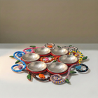 Seder Plate Hand-Painted Enamel Serving Tray