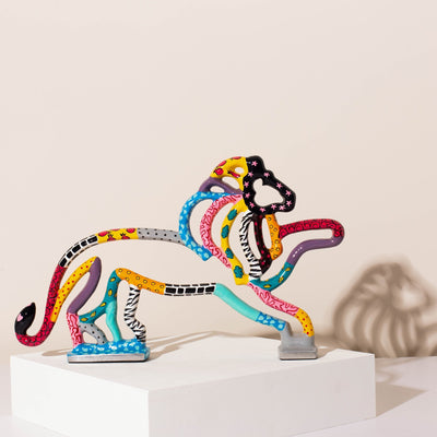 Lion Sculpture – Handcrafted Aluminum Design – Leo Series