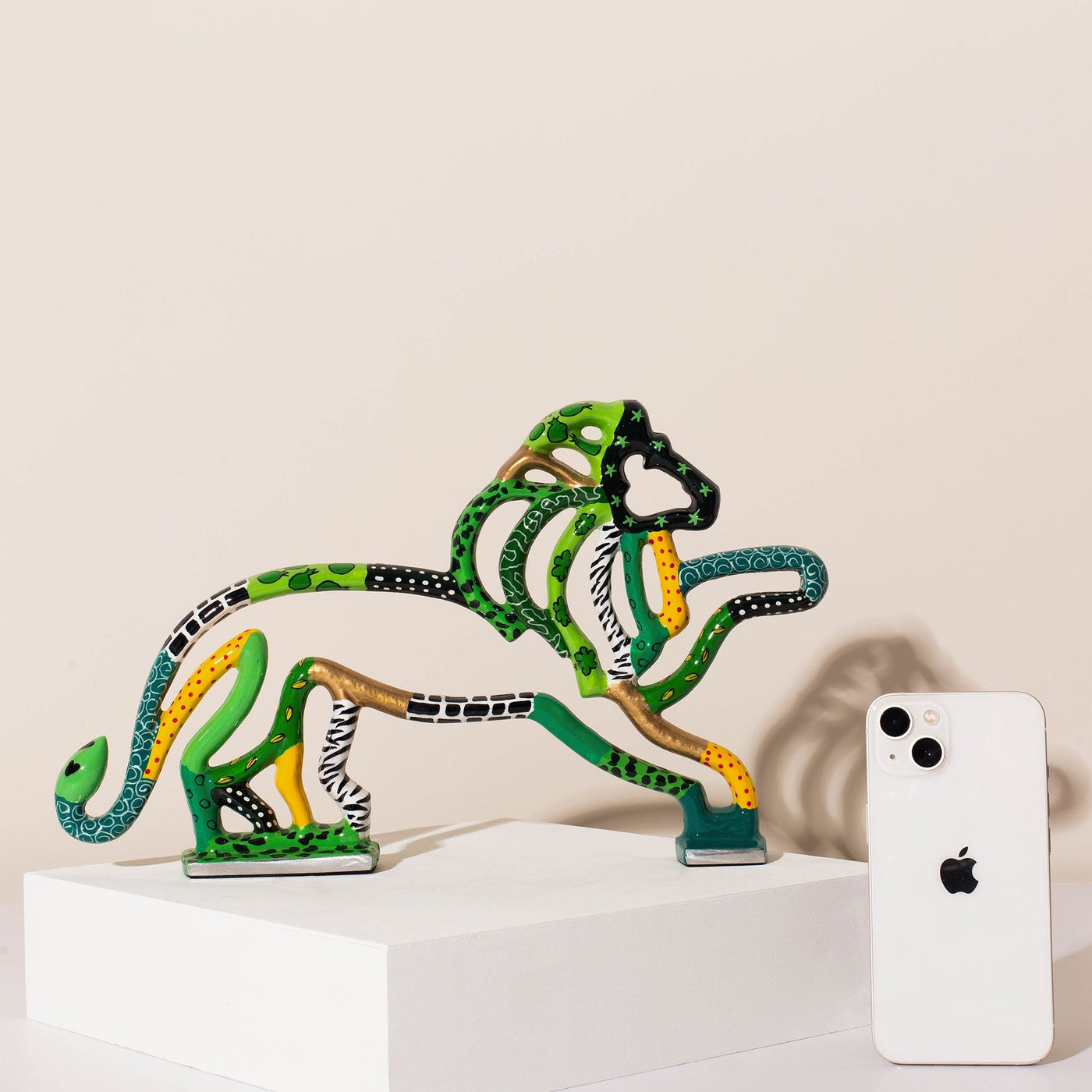 Lion Sculpture – Handcrafted Aluminum Design – Leo Series