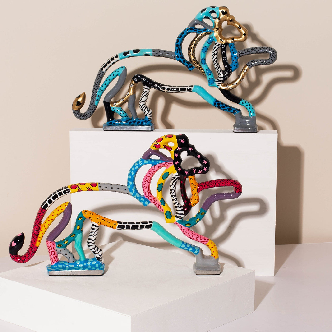Lion Sculpture – Handcrafted Aluminum Design – Leo Series