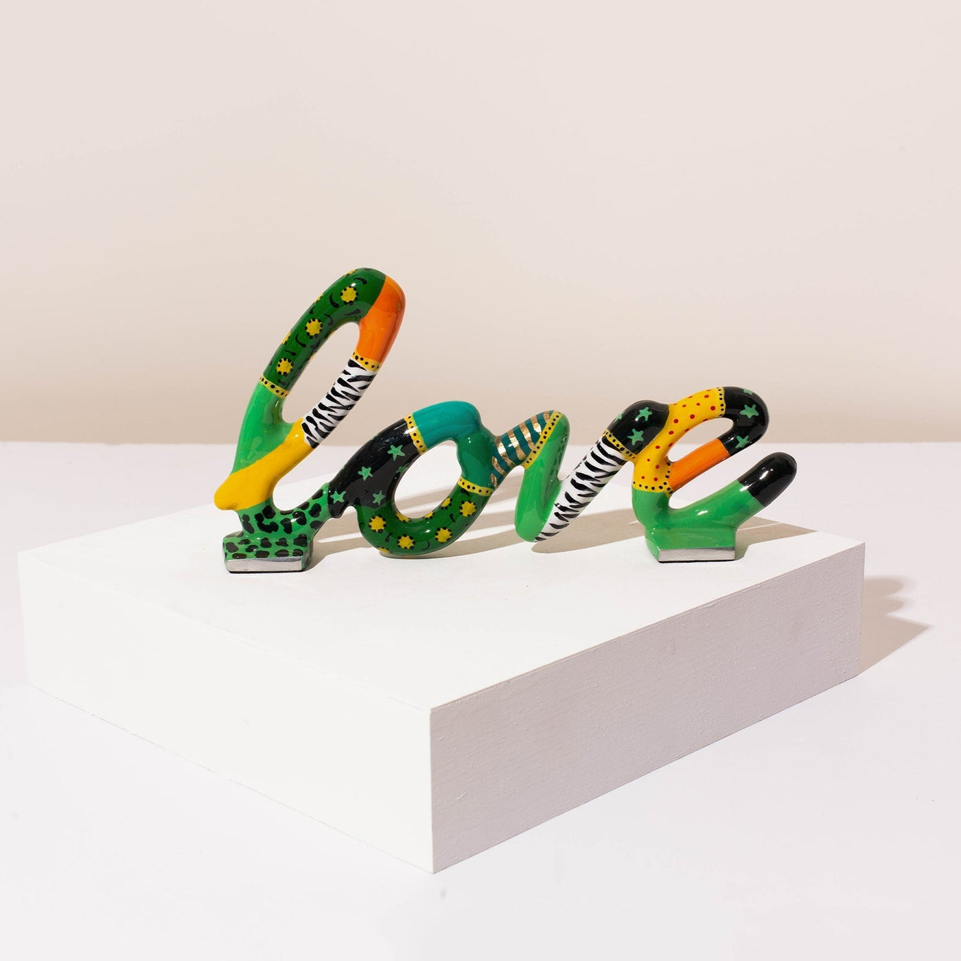 Inspirational ‘Blessed’ Handcrafted Wall Art – Blessed Series  Love / Green