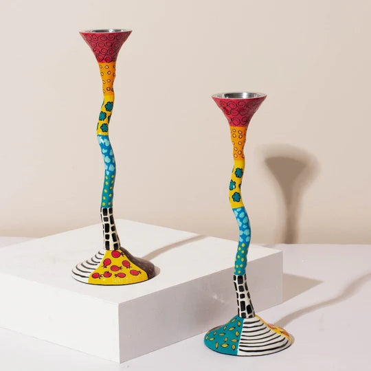 Colorful Premium Candle holders – Loopy Series  32x20 (XL) / Colorful