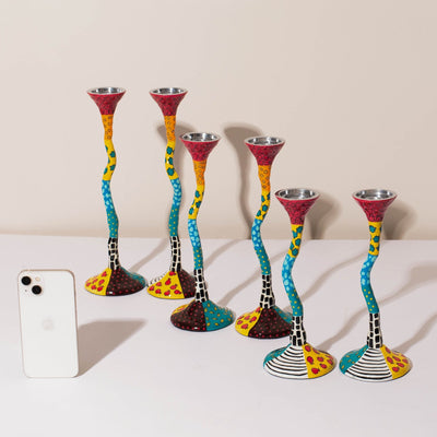 Colorful Candle Holder Set – Loopy Series
