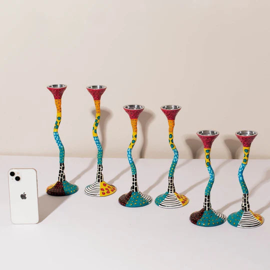 Modern Sculptural Candle Holders – Loopy Series 