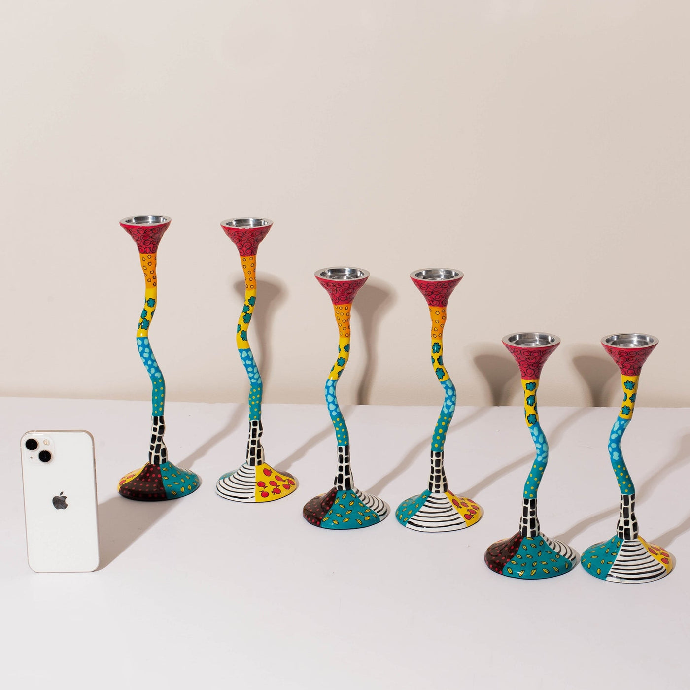 Colorful Candle Holder Set – Loopy Series