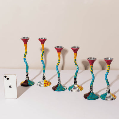 Colorful Candle Holder Set – Loopy Series