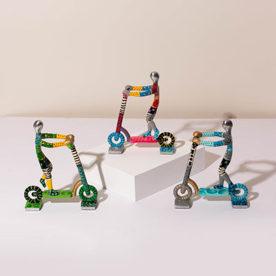 Artistic Scooter Rider Sculpture – TLV Series