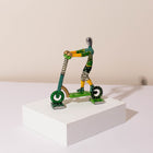 Urban Rider Enamel Sculpture