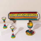 Colorful Yellow Shabbat Set – Yellow Joy Series