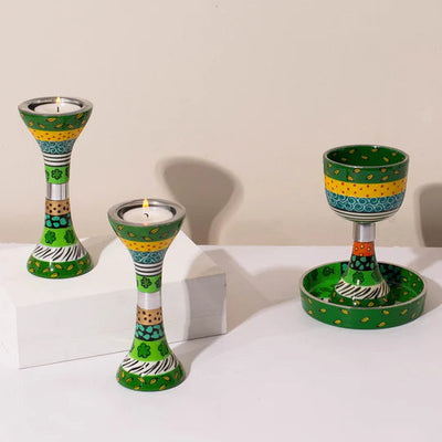 A luxurious Shabbat set with artistic design – Premium Shabbat Series 