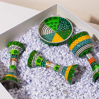 A luxurious Shabbat set with artistic design – Premium Shabbat Series 